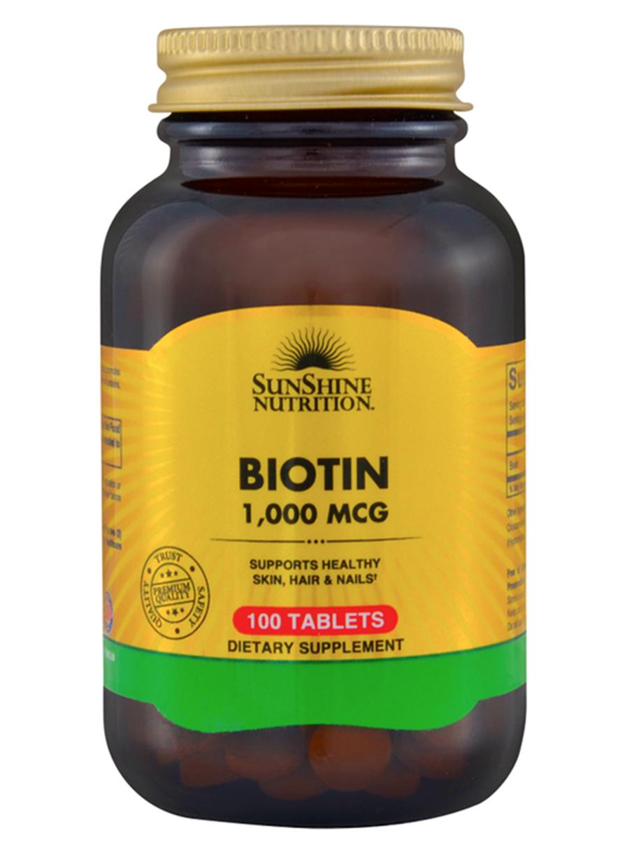 Biotin 1000 Mcg 100 Tabs