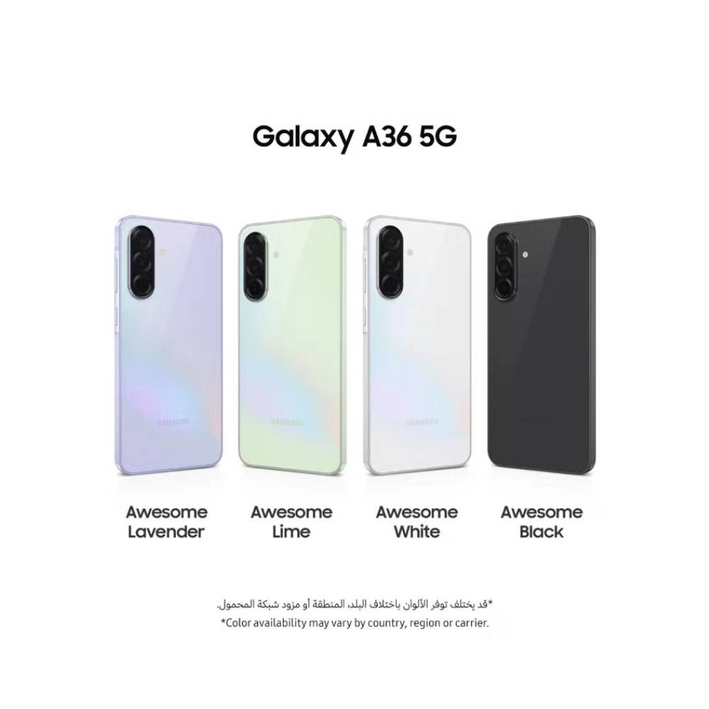 Samsung Galaxy A36 5G Dual SIM Awesome White 8GB RAM 128GB - Middle East Version - Image 3