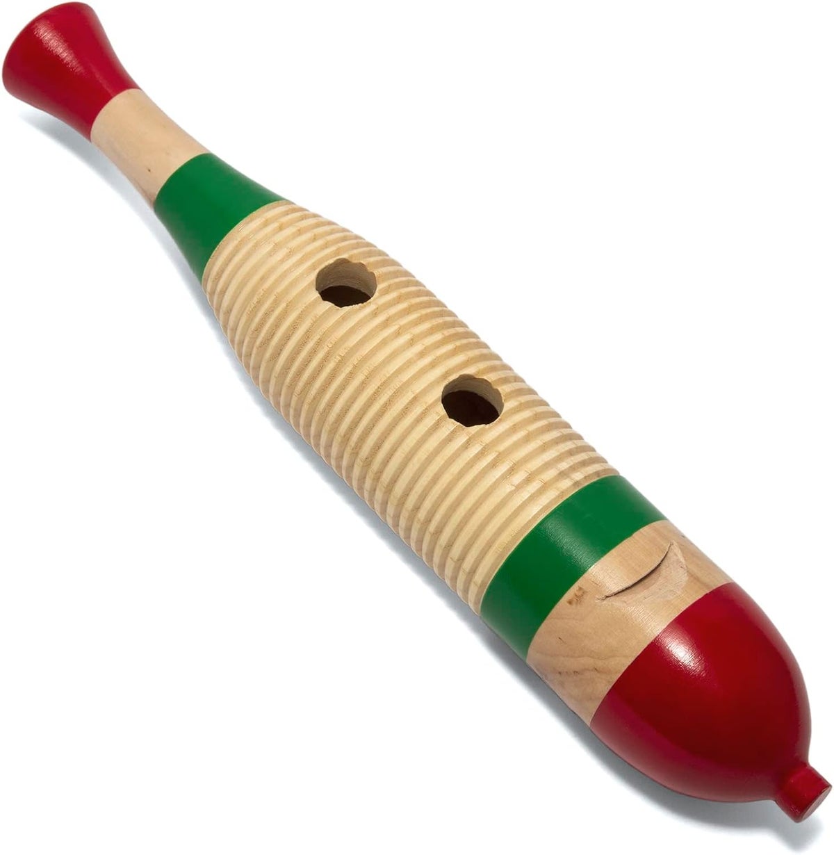 TIGER GUI7-NT Wooden Fish Guiro with Wooden Scraper/Beater - School Percussion I