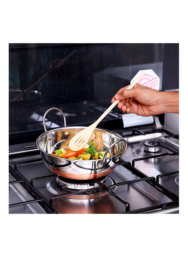 Copper Bottom Kadai With Ss Handle Made In India Multicolor Multicolor - Image 4