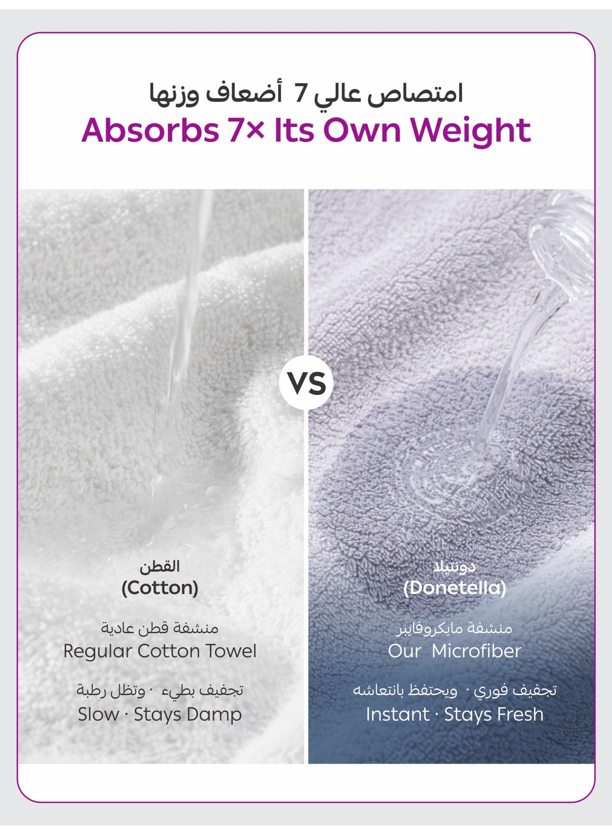 6-Pack Microfiber Kitchen Towels 35×35 cm Size – 330 GSM, Highly Absorbent, Quick Dry, Lint Free, Streak Free | Dish & Counter Cleaning - Image 5