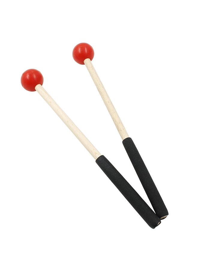 8.66 Inch Percussion Mallets Stick with Rubber Head and Handle,Wood Drum Mallets for Xylophone,Glockenspiel - Image 4