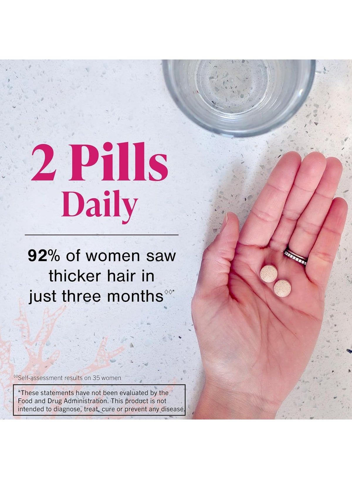 Hair Growth Supplement for Women with Iron, Biotin, Zinc, Vitamin C, Nourish Thinning Hair and Increase Hair Thickness, Hair Multivitamins for Women - 60 Tablets - Image 5