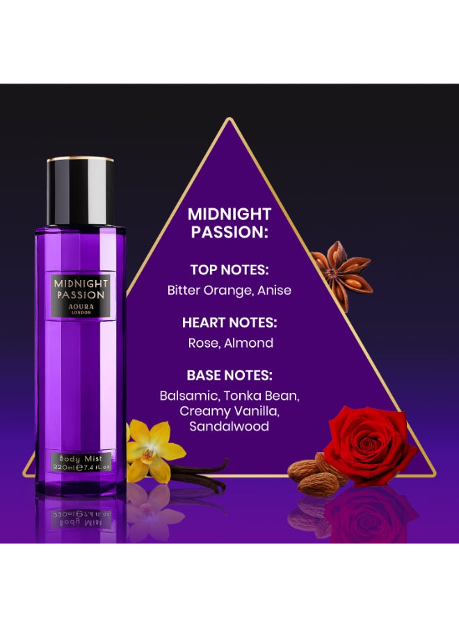 Midnight Passion Body Mist 220ml - Image 3