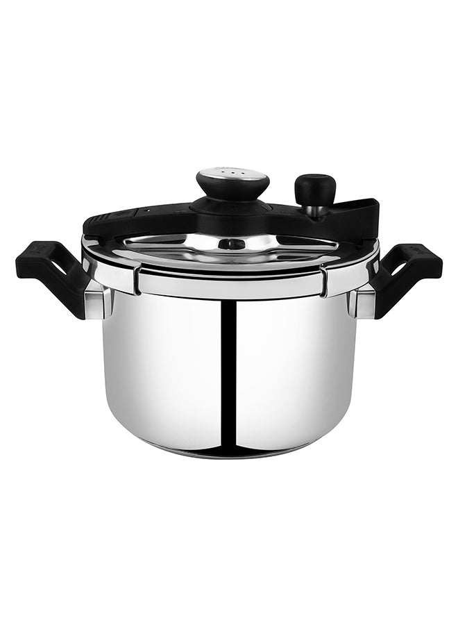 CLIP-ON Svachh Stainless Steel Pressure Cooker with Extra Glass Lid 5Liters - Image 2