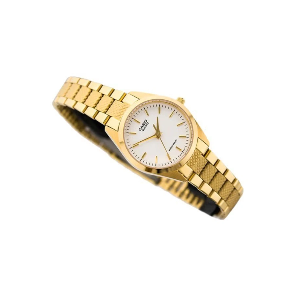 Casio Women Analog Watch 26 mm Gold Stainless Steel Quartz LTP-1274G-7ADF - Image 4