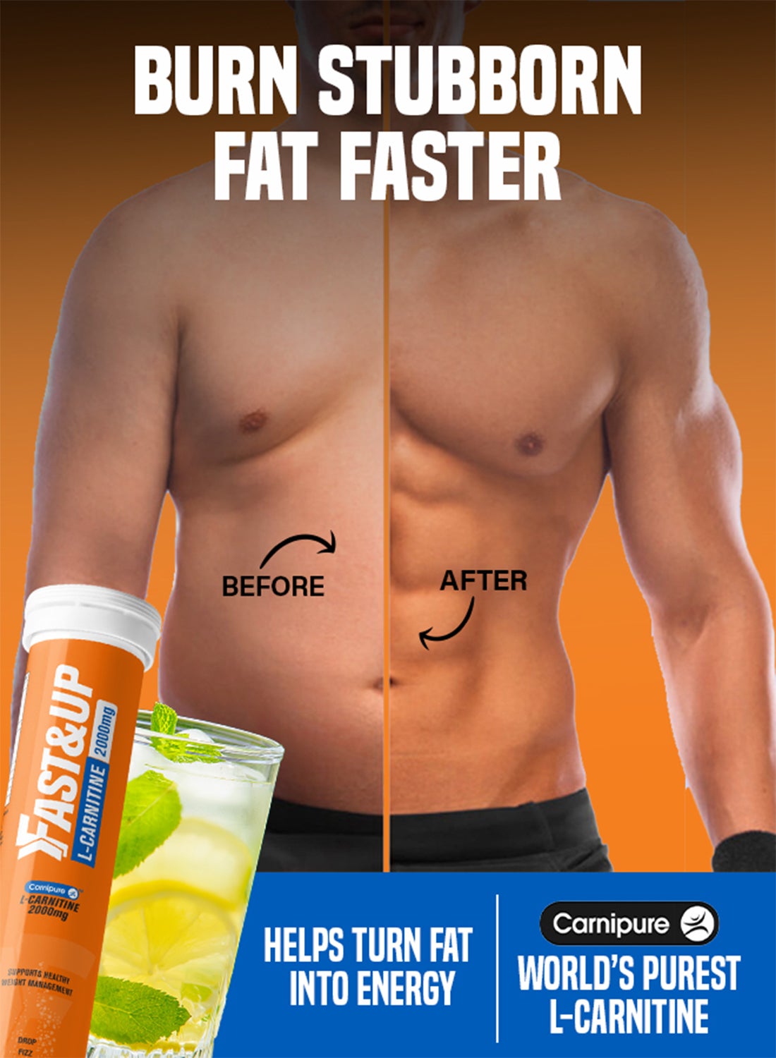Carnitine - Weight Loss - 20 Effervescent Tablets, Lemon Flavour - Image 5
