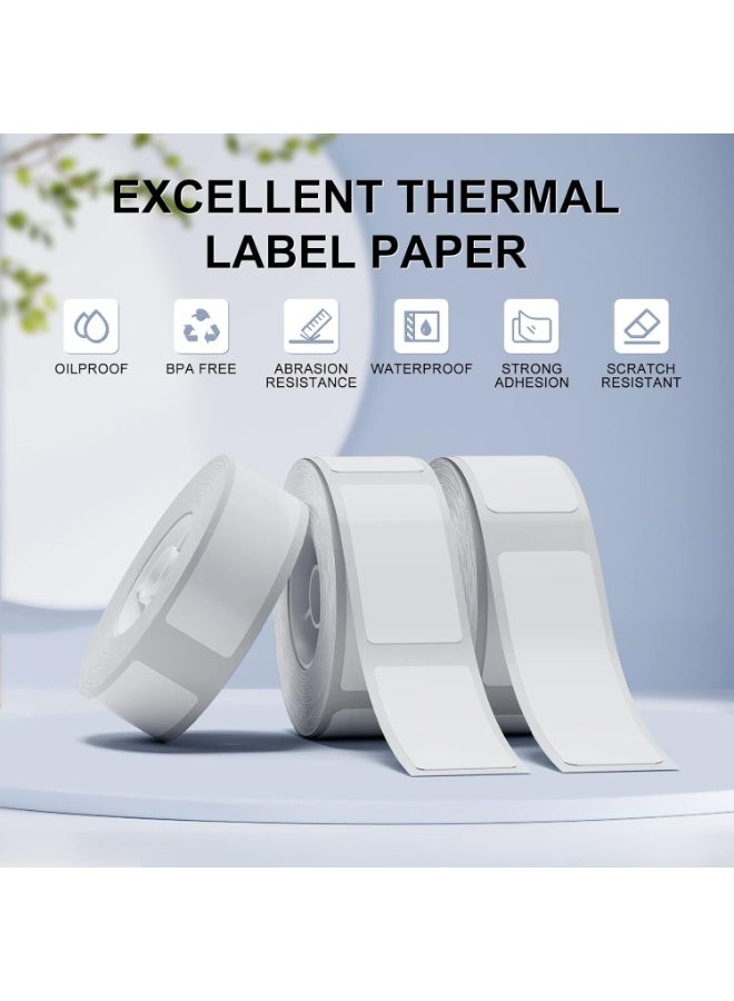D11/D110/D101 Label Maker Tape Adhesive White Label Sticker Waterproof Label Tap