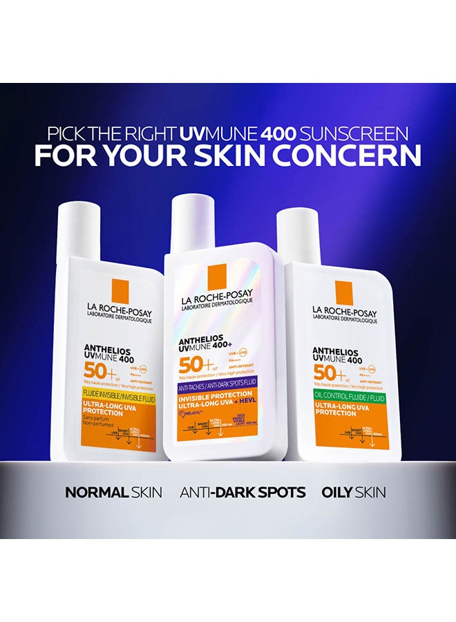 Anthelios Uvmune 400 Invisible Fluid Sunscreen Spf 50+ For Men/Women; Dermatolog
