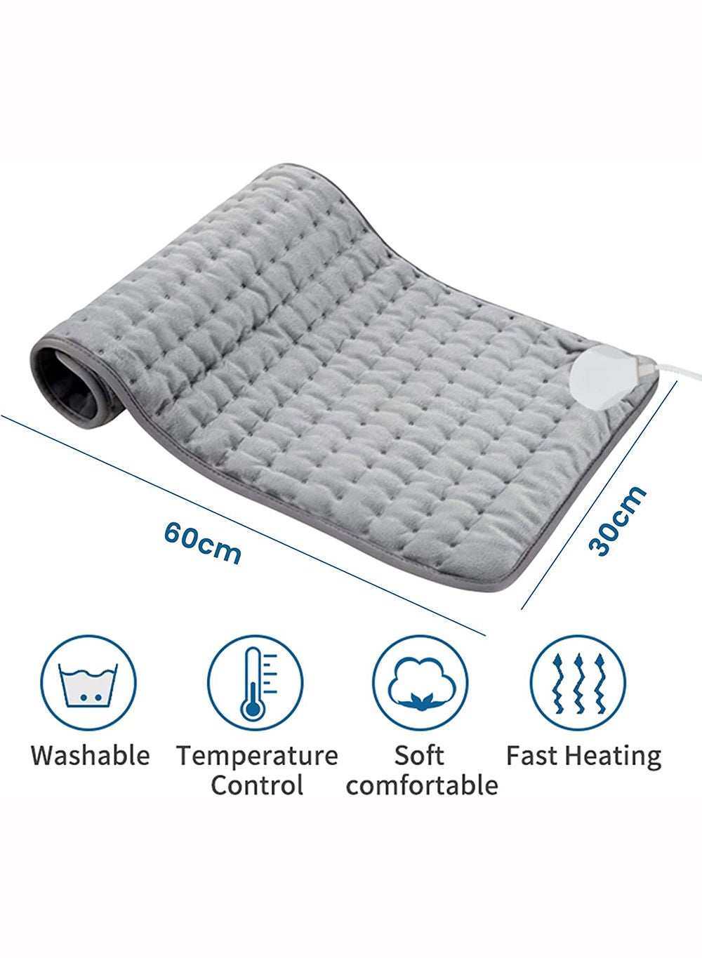 Heating Pad Electric Heat Pad For Back Pain And Cramps Relief Machine Washable - Image 4