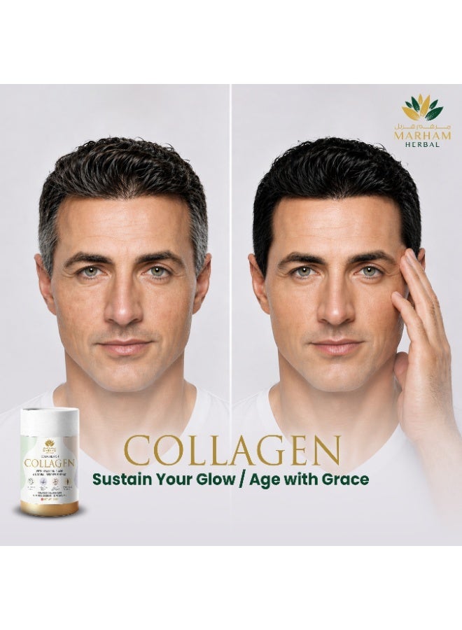 100% Pure Fish Collagen With Hyaluronic Acid & Natural Berries Extract for Glowi