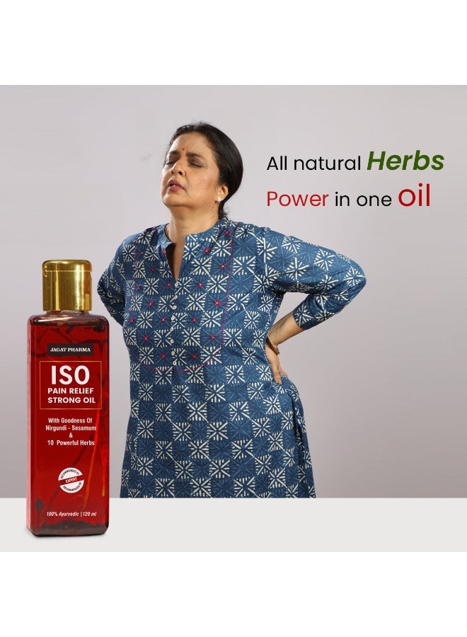 Iso Pain Relief Strong Oil - 120 Ml - Image 3