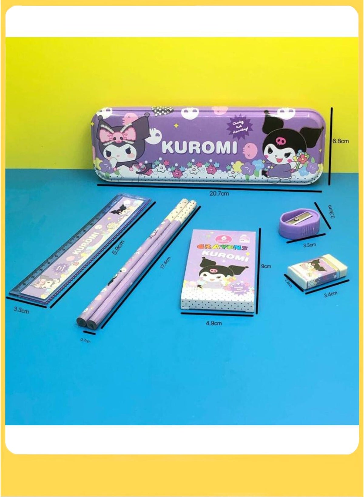 Student Sstationery Set, School Supplies Ggift Box Set, Suitable for Primary School Students, Including Pencils, Erasers, Pencil Sharpeners, Back to School Sseason Birthday Gifts - Image 3