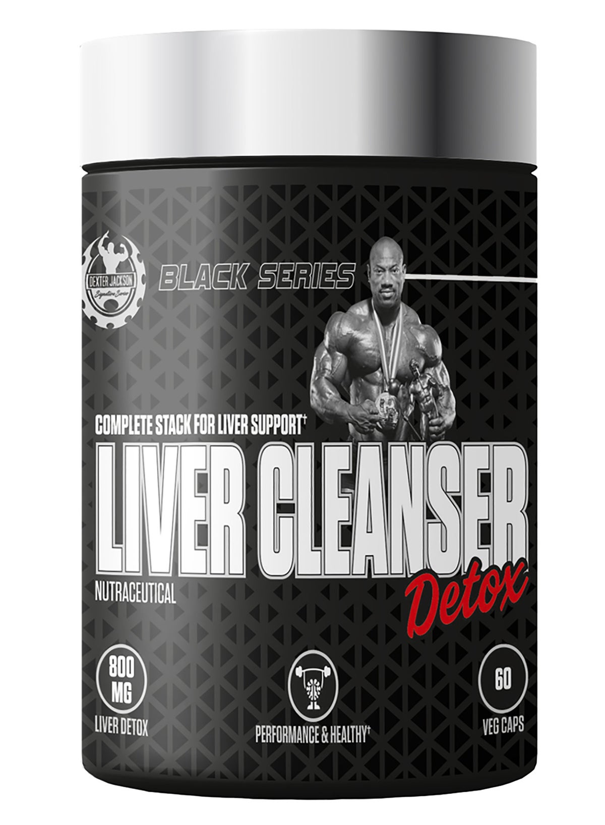 Black Series Liver Cleanser 60 Veg Capsules - Complete Stack for Liver Support