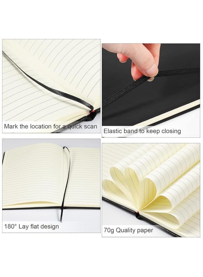 Lined Journal Notebooks A5 Hardcover Executive Notebooks 5.5 X 8.3 Inches Journa