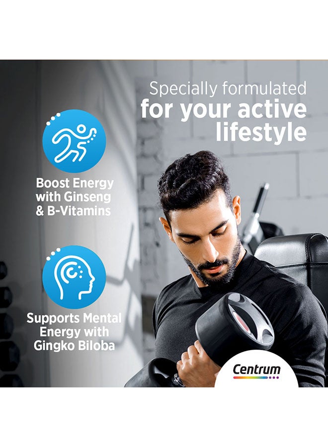 Centrum Energy Multivitamin with Ginseng and Gingko Biloba 30 Tablets - Image 4