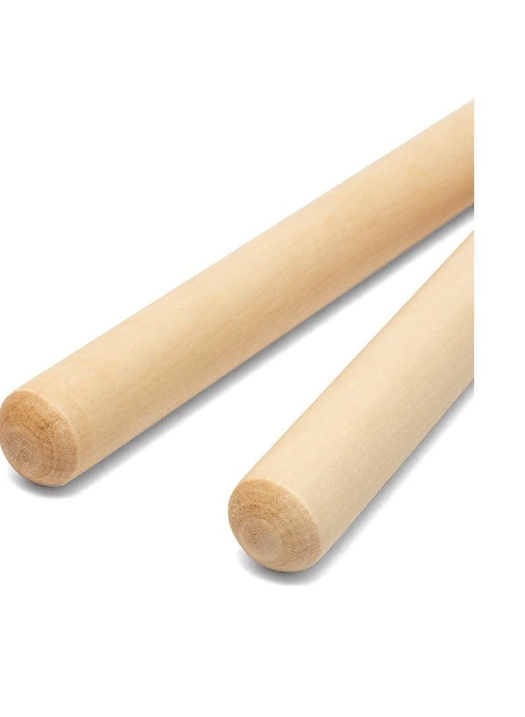 MUSIC CLA7-NT Natural Wooden Claves - 20cm Length Pair of Claves - Image 6