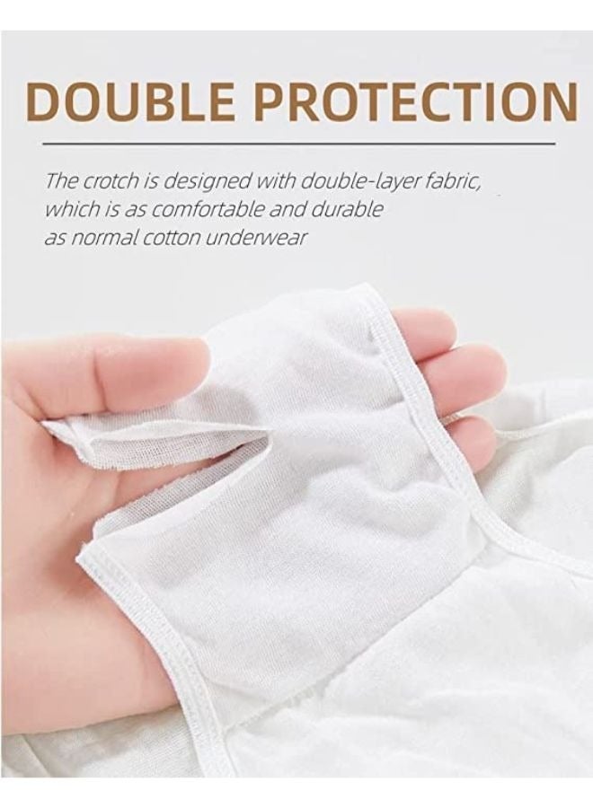12PCS Disposable Underwear for Women Cotton and Individual Sealing Disposable Ma