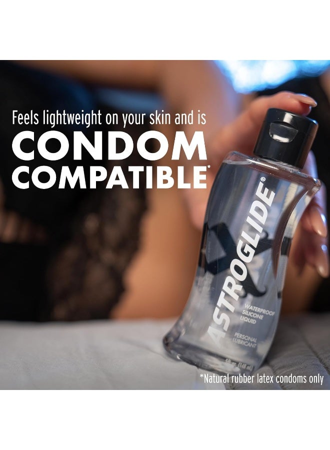 Astroglide X, Premium Waterproof Silicone Personal Lubricant, 5 oz. - Image 4