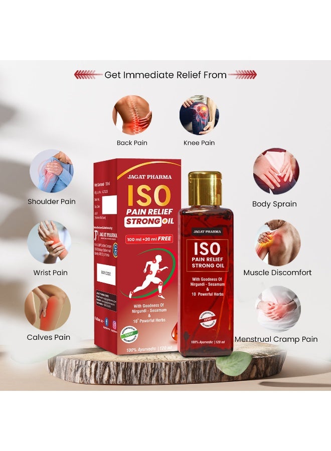 Iso Pain Relief Strong Oil - 120 Ml - Image 2