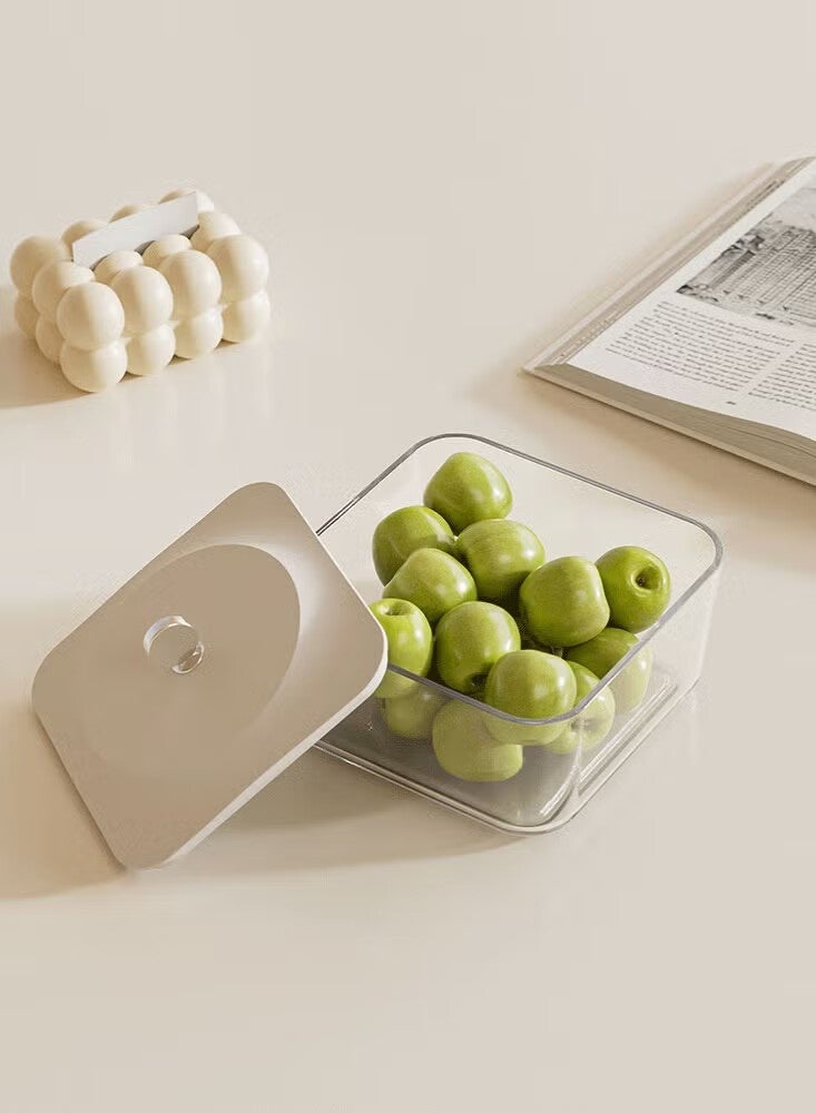 Elegant Creamy White Serving Tray Set with 4 Lidded Nut Containers & Dessert Pla