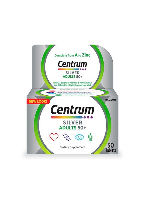 Centrum Energy Multivitamin with Ginseng and Gingko Biloba 30 Tablets