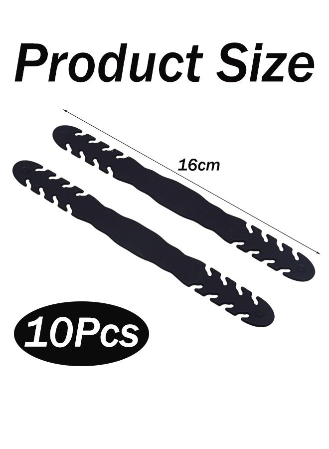 10 PCS Mask Extension Strap Ear Strap Hook Adjustable Anti-Slip Ear Grips Band Extender Ear Protector for Girls,Women, Adults and Children(Black*10) - Image 6