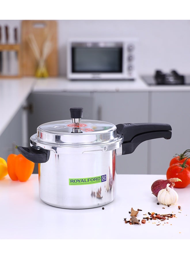 5L Aluminium Pressure Cooker Induction Compaitable Uniform Heating Convenient To Use Multicolour - Image 6