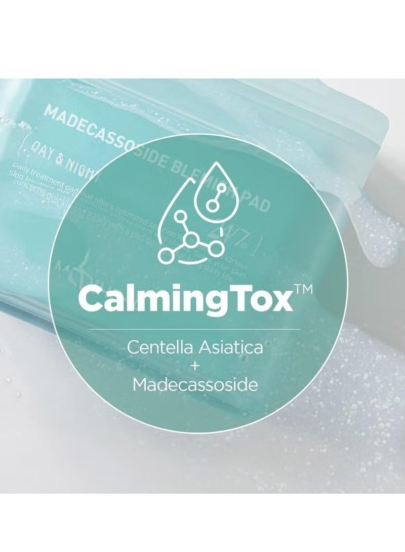 Mediheal Madecassoside Blemish Pad | Square Cotton Facial Toner Pads With Centella Asiatica & Madecassoside | Anti Blemish Face Pads To Improve Uneven Skin Tone | 100 Pads - Image 3
