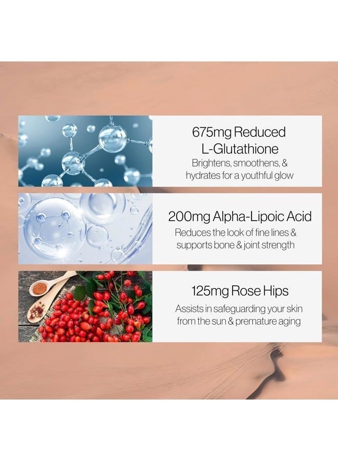 Reduced L-Glutathione Complex, Gluta-1000, 60 Capsules. Packaging May Vary - Image 6