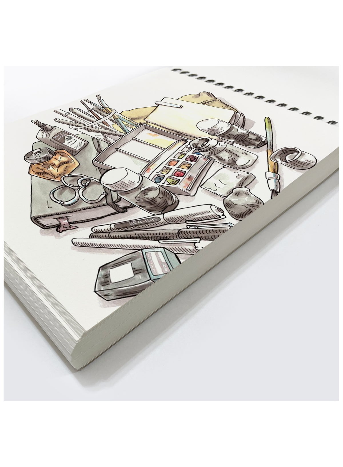 Robust 400 Series(5.5"x8.5") SketchBook, 100 Sheets Sketch Pad, 180gsm Drawing Notebook, Art Paper For Dry and Wet Media, Drawing Book For Kids, Spiral Bound Artist Sketch Paper, Acid-Free Art Book - Image 2