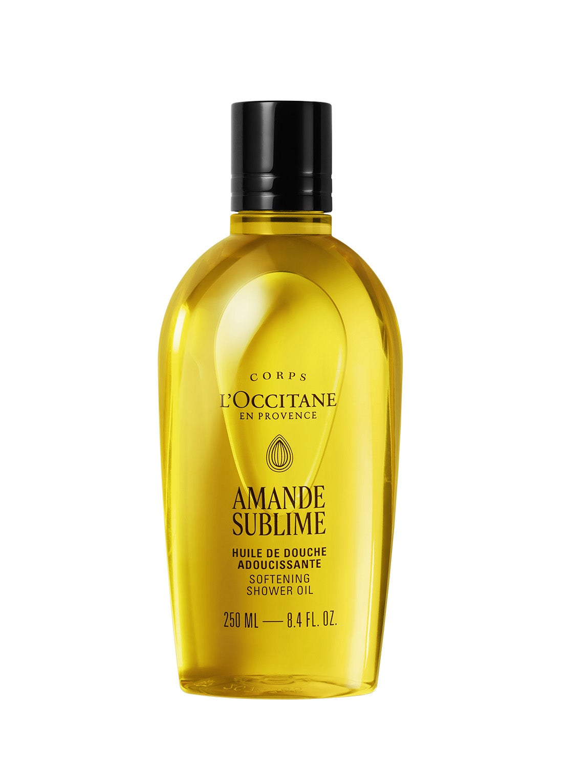 Amande Shower with Almond Oil yellow 250 ML