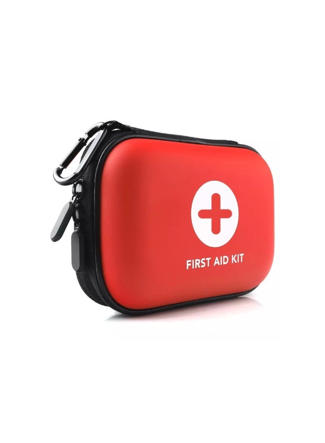132 Pcs First Aid Kit + Survival kit For Treat, Protect Minor Cuts, Scrapes Mult