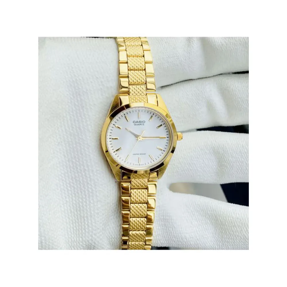 Casio Women Analog Watch 26 mm Gold Stainless Steel Quartz LTP-1274G-7ADF - Image 6