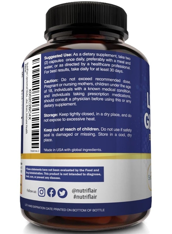 Liposomal Glutathione Setria® 700mg - 60 Vegetable Capsules