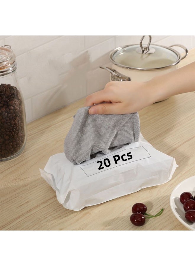 Reuseable Cleaning Cloths Household Extractable Rag Absorbent Microfiber Kitchen