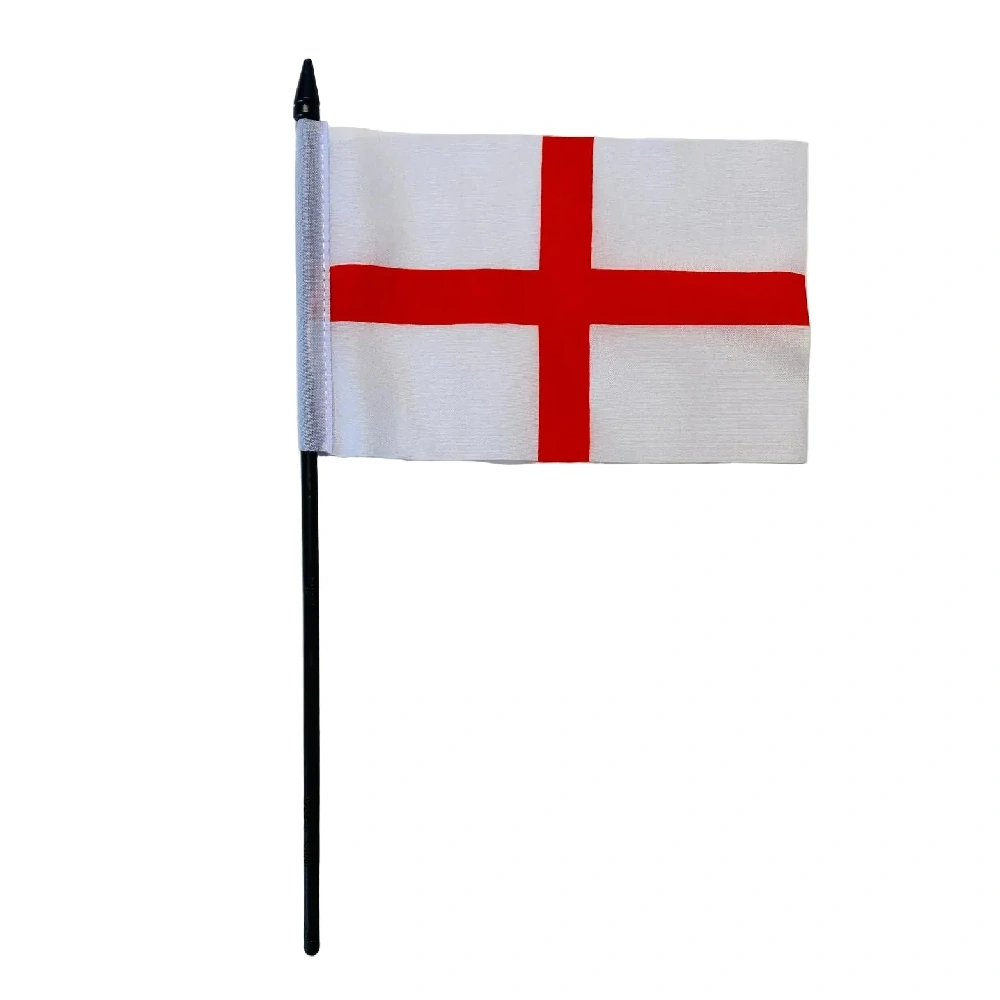 England Hand Flag 20x30 cm, St Georges Cross Mini Flag, World Cup 2026 Fan Flag for Celebrations & Events - Image 2