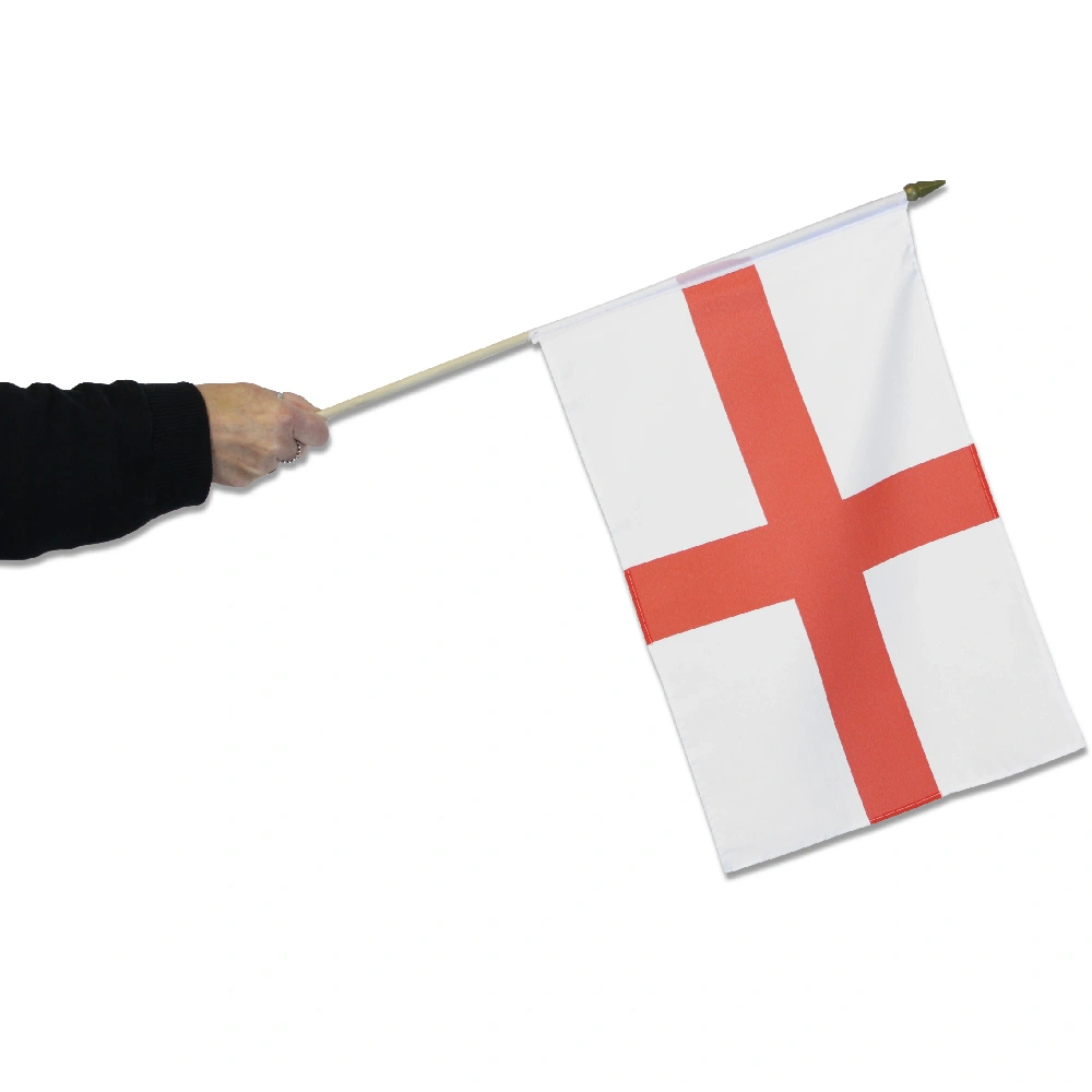 England Hand Flag 20x30 cm, St Georges Cross Mini Flag, World Cup 2026 Fan Flag for Celebrations & Events - Image 3