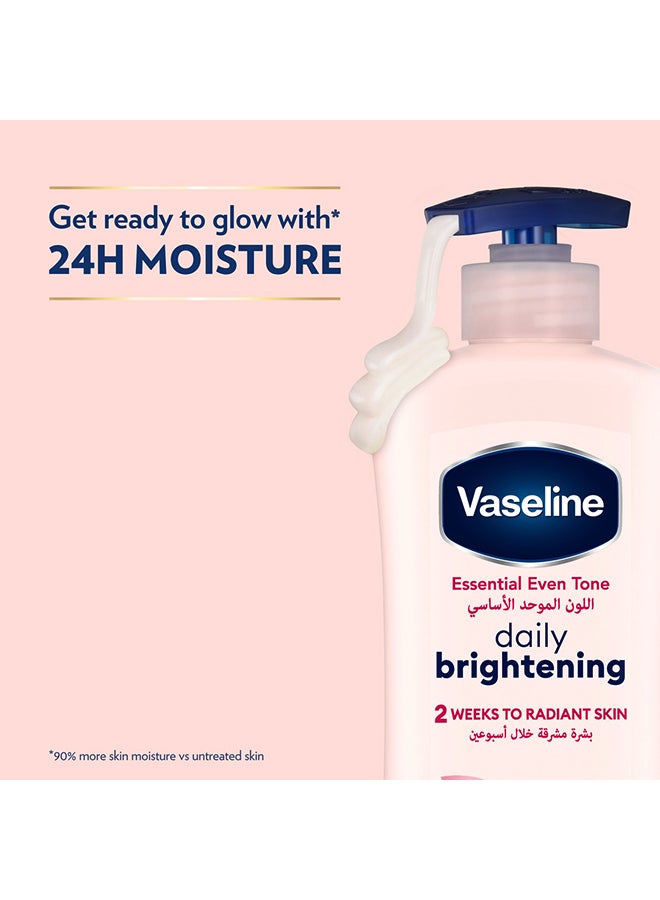 Essential Even Tone Daily Brightening Body Lotion 400ml - Image 4