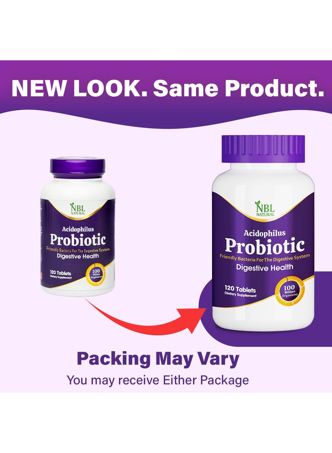 Probiotics 100 Million 120 Tablets - Image 2