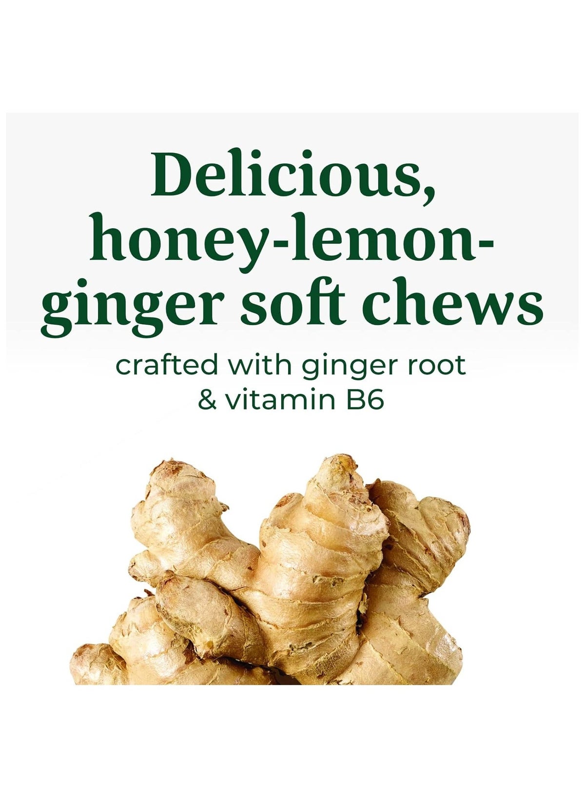 Baby & Me Morning Sickness Nausea Relief,With Ginger and B6, Individually Wrapped Soft Chews, Honey Lemon Ginger, Natural Lemon Flavor with other natural flavors, Dietary Supplement, 30 Chews | 30 Servings - Image 4