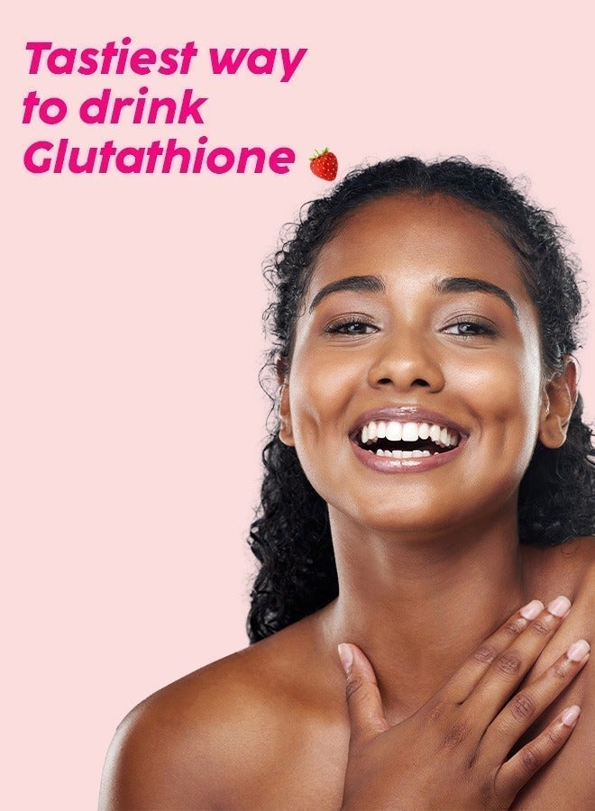500mg L-Glutathione Skin Glow 90 Effervescent Tablets for Clear and Youthful Loo