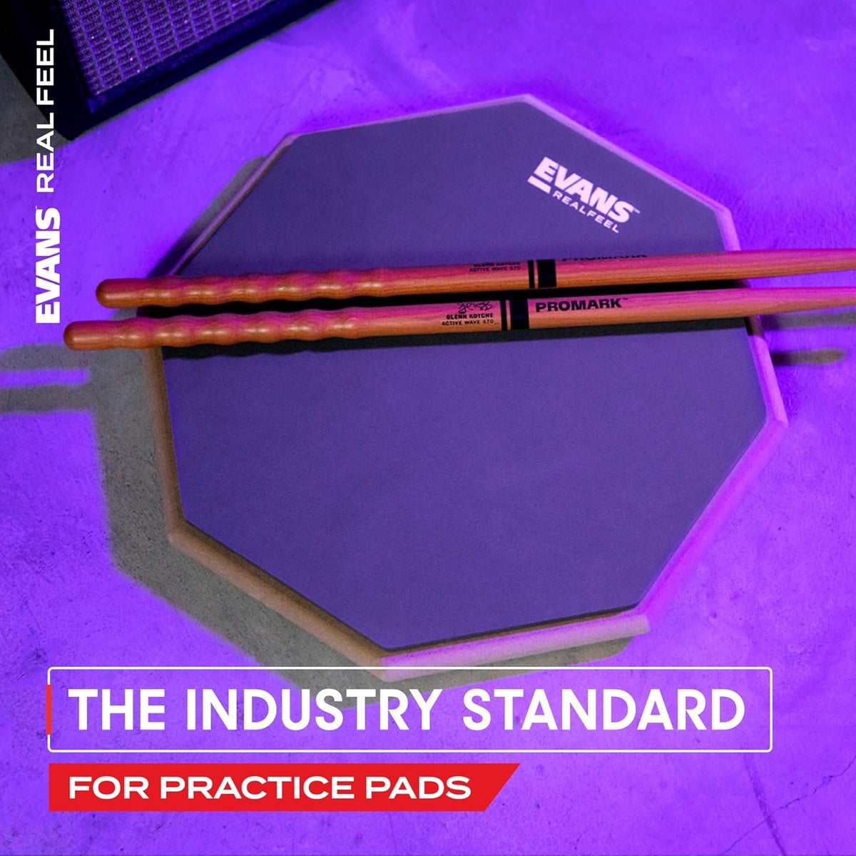 Evans RF12G RealFeel Practice Pad - 12 Inch - Image 5