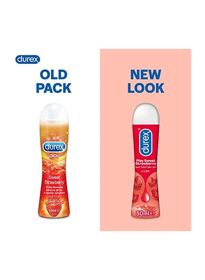 Play Sweet Strawberry Lubricant Gel- 50Ml - Image 2