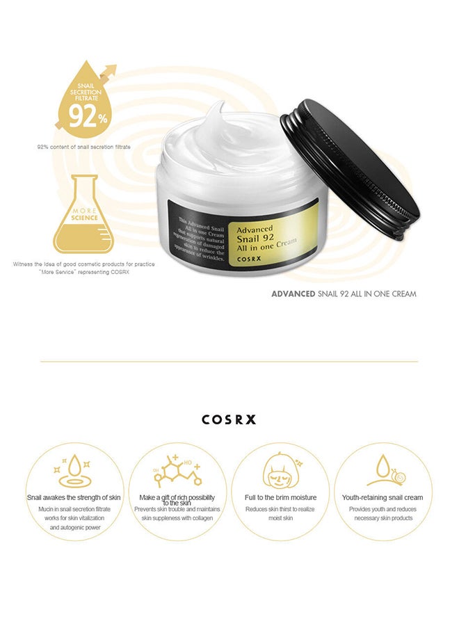 Advanced Snail 92 All In One Cream 100grams - Image 6