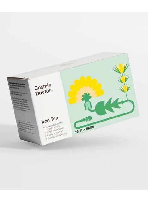 Cosmic Doctor Iron Tea – Food-Based Iron Support for Energy & Vitality (Doctor Curated)