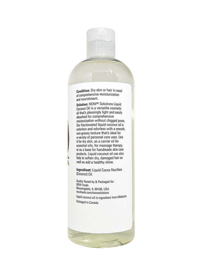 Now Solutions, Liquid Coconut Oil Pc 16 Fl. Oz. - Image 2