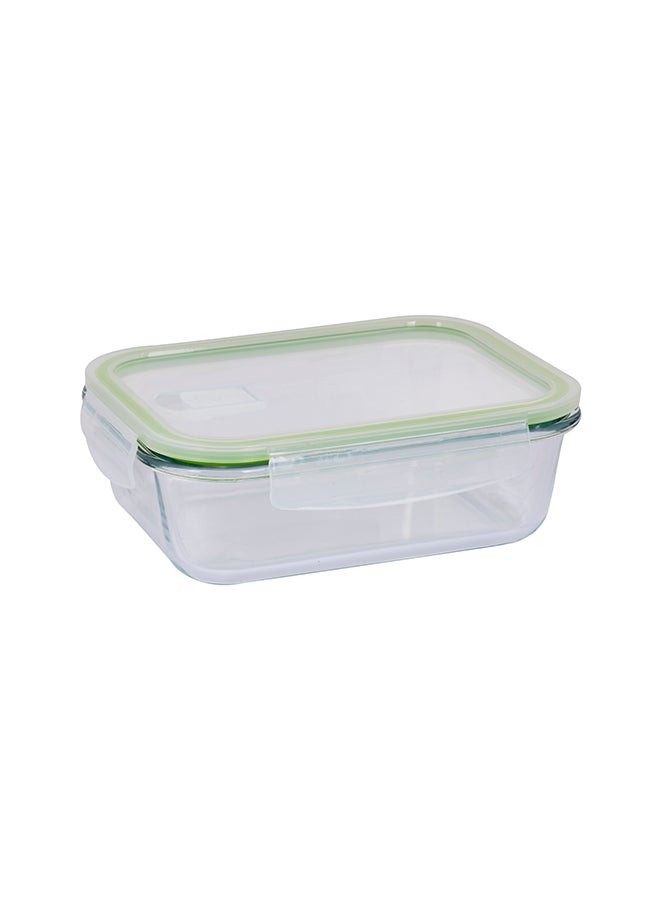 2-Piece Glass Container Set Green/Clear - Image 3