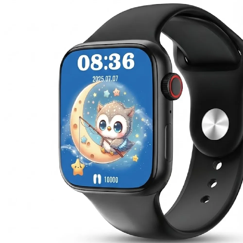 Telzeal LOLA-6 Round Ultra-Slim Smartwatch for Women, 3 Interchangeable Straps, 