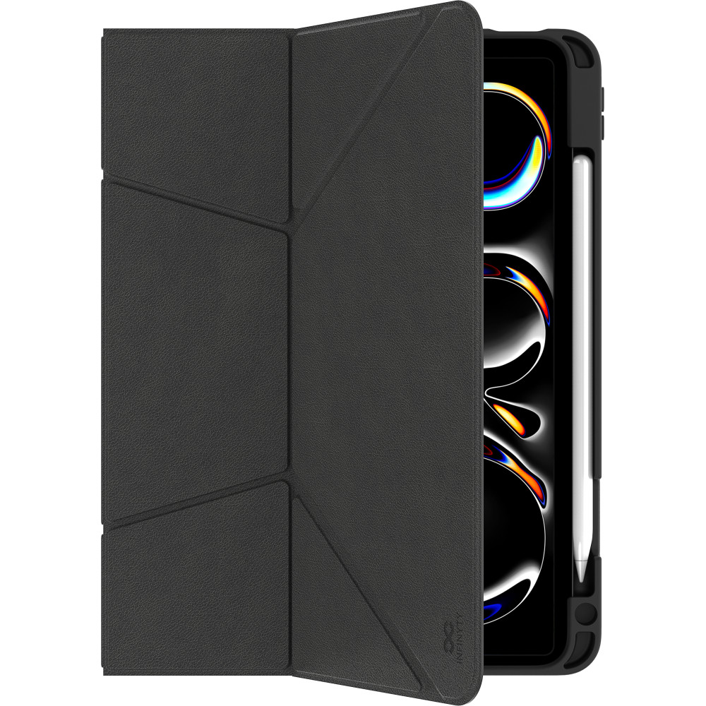 Infinyty Case with High-Rise Tri-Fold Exalt for iPad Pro 11 - Black - EXA001X09 - Image 3